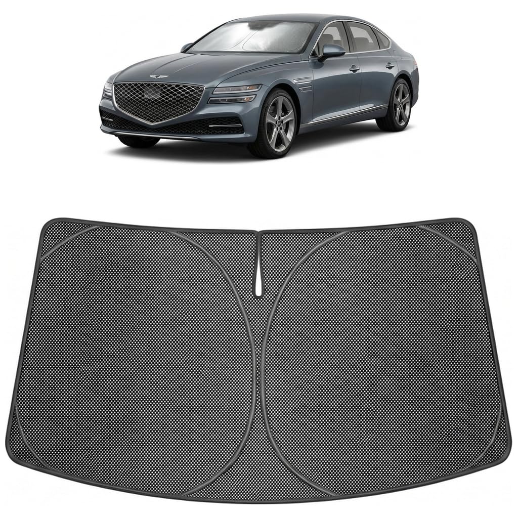 Proadsy Custom Fit 2021-2026 Genesis G80 Windshield Sun Shade, Blocks Heat