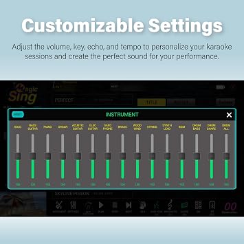 Magic Sing 2026 New All-in-One Magicsing Karaoke ATK1000 Japanese + English Wireless Mic, Free Song Updates, No App Required