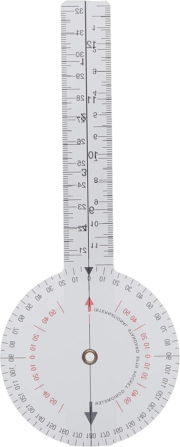 リハビリテーションアドバンテージ プラスチックゴニオメーター 360度