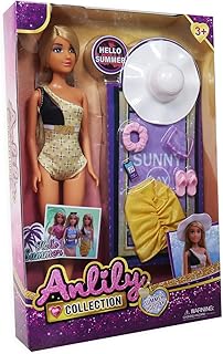 عروسة انليلي العصرية للبنات - مجموعة العطلات الصيفية 616102، لعمر 3 سنوات فما فوق