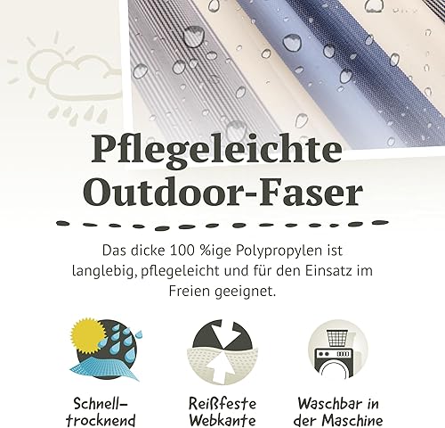 Vista 191 de La Siesta Brisa - Hamaca resistente a la intemperie, Vainilla