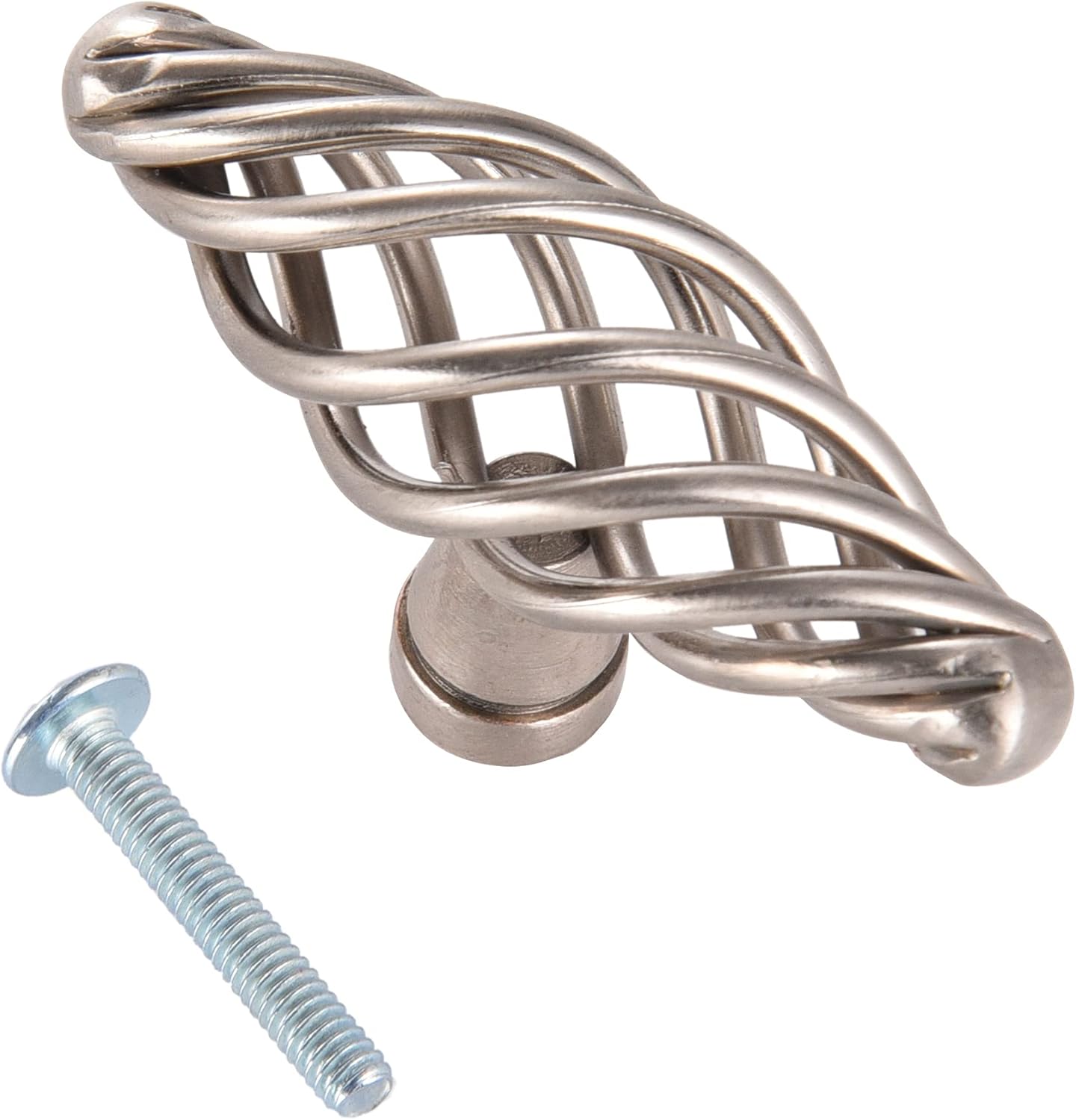 899SN-25 Satin Nickel Bird Cage Cabinet Knob 3" 76mm (Pack of 25)