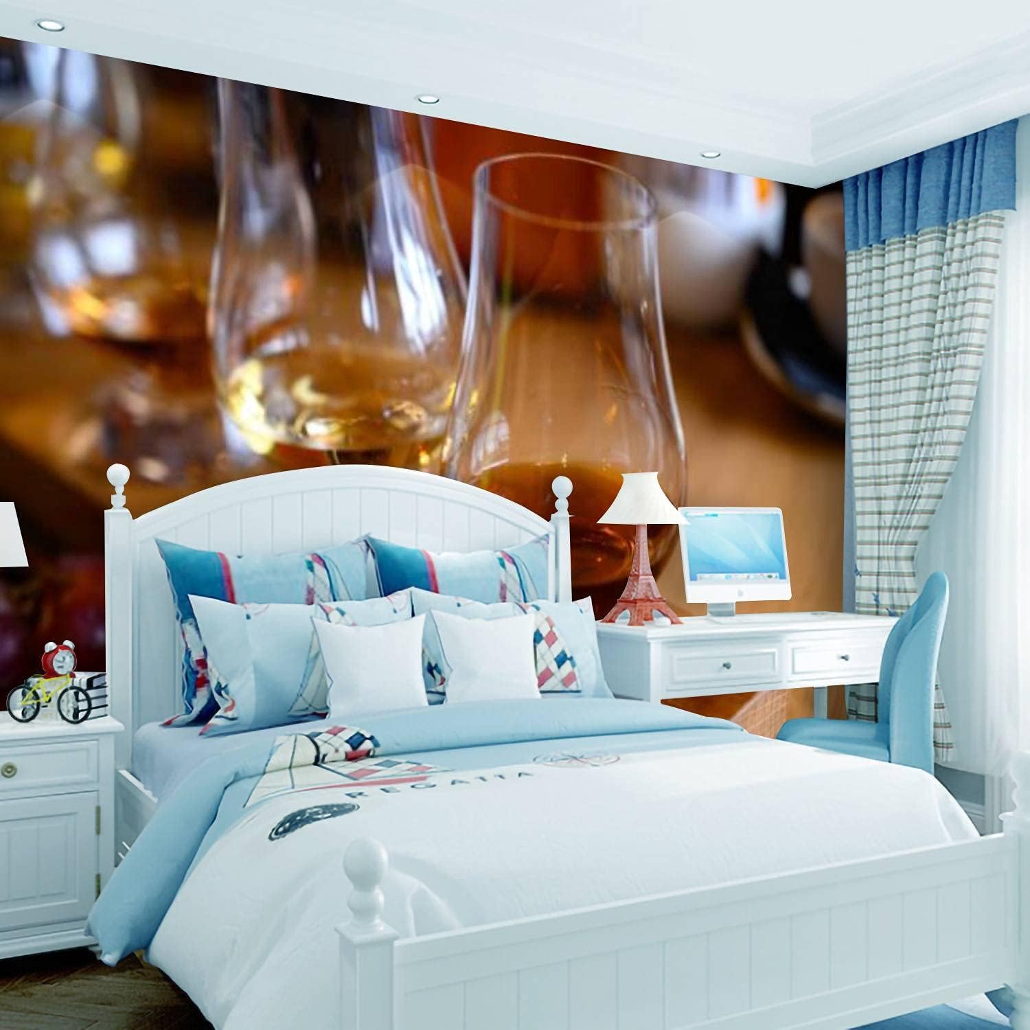 Vaso De Whisky 3D Mural De La Pared Dormitorio Grandes Fondos De Pantalla Sala De Estar De Pelar Y Pegar Fotos Autoadhesivas Comedor Decoración Para El Hogar Oficina Carteles De Pared Art-169572661240