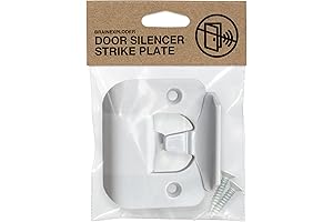 Door Silencer Strike Plate: Eliminate Door Slams and Restore Serenity