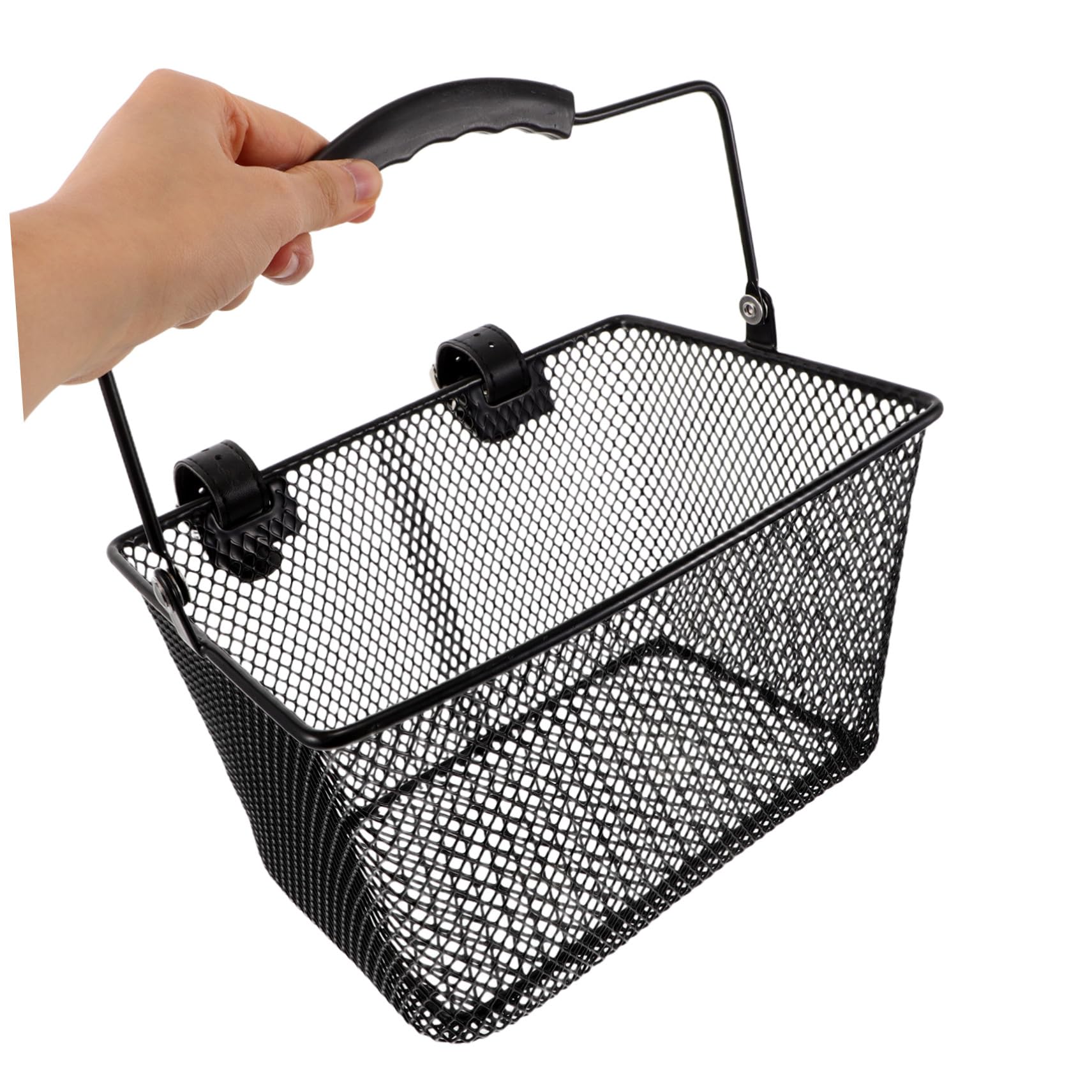 TOYANDONA Cesta De Bicicleta para Delantera De Hierro Accesorio Decorativo para Niñas Cesta De Carga para Montar Patinete La Calle