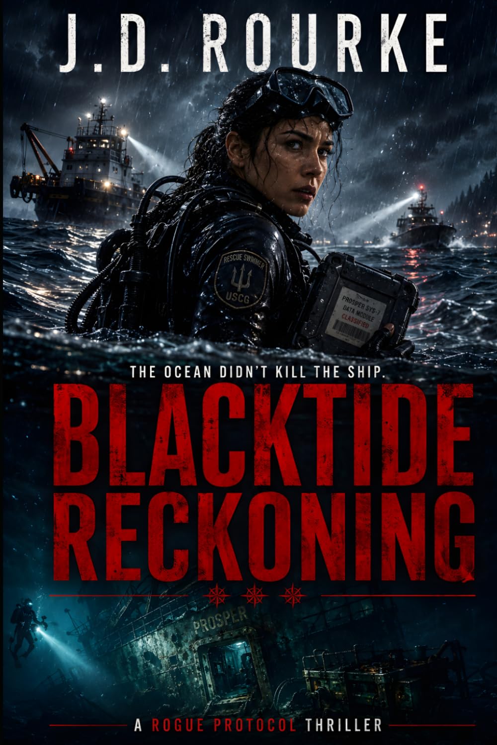 Blacktide Reckoning: A Maritime Action Thriller of Deep-Sea Survival and Deadly Conspiracy (The Rogue Protocol Series)