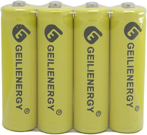 Vista 11 de GEILIENERGY Baterías de luz solar NiCd AA 600mAh 1.2V baterías recargables para lámpara solar luz jardín (paquete de 8)