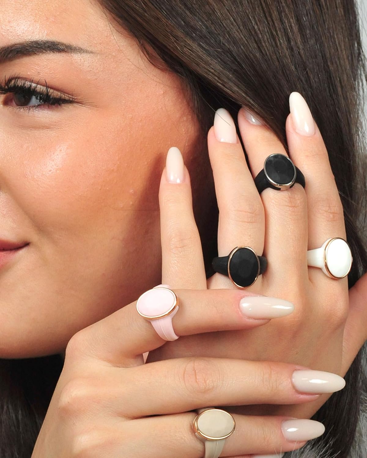 Rinfit Silicone Wedding Bands for Women - Women's Silicone Rings - Rubber Wedding Band - Oversized Oval - Patent Pending Design - Image 9