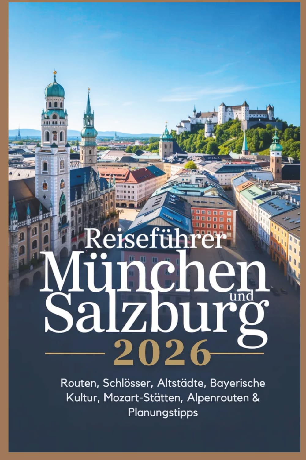 Reiseführer München und Salzburg 2026: Routen, Schlösser, Altstädte, Bayerische Kultur, Mozart-Stätten, Alpenrouten & Planungstipps
