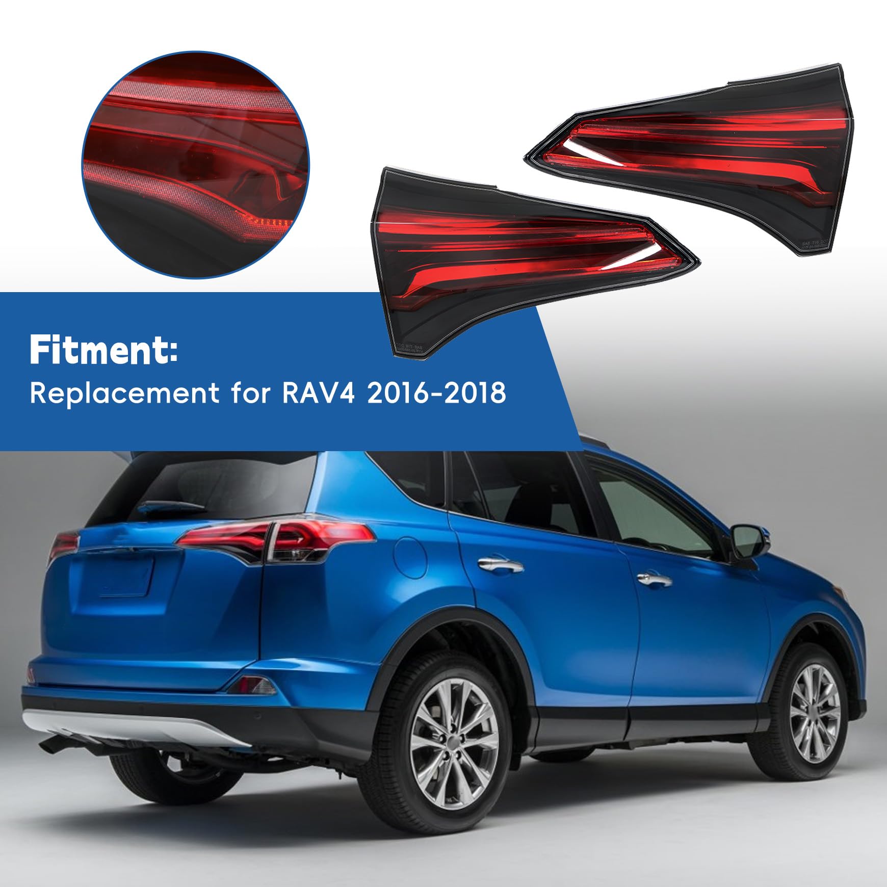 Amazon.com: Rear Inner Tail Lights Assembly Replacement for