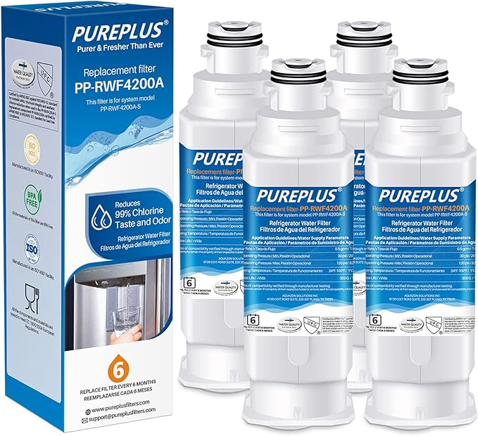 PUREPLUS DA9717376B Refrigerator Water Filter Replacement for Samsung HAFQIN, HAF