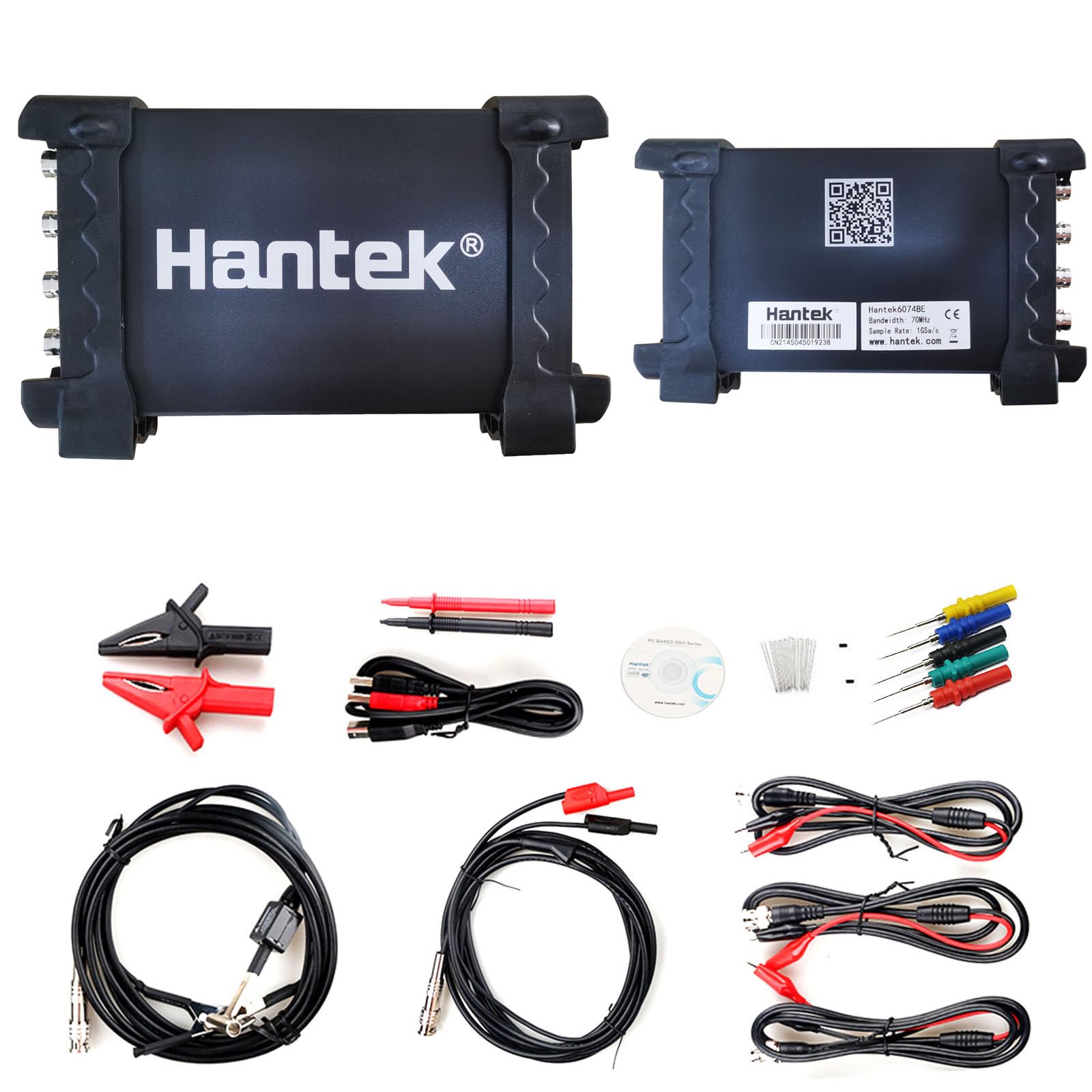 Hantek 6074BE Digital Oscilloscope 70MHz 1GSa/s 4CH USB Virtual Oscilloscope Diagnostic Tool