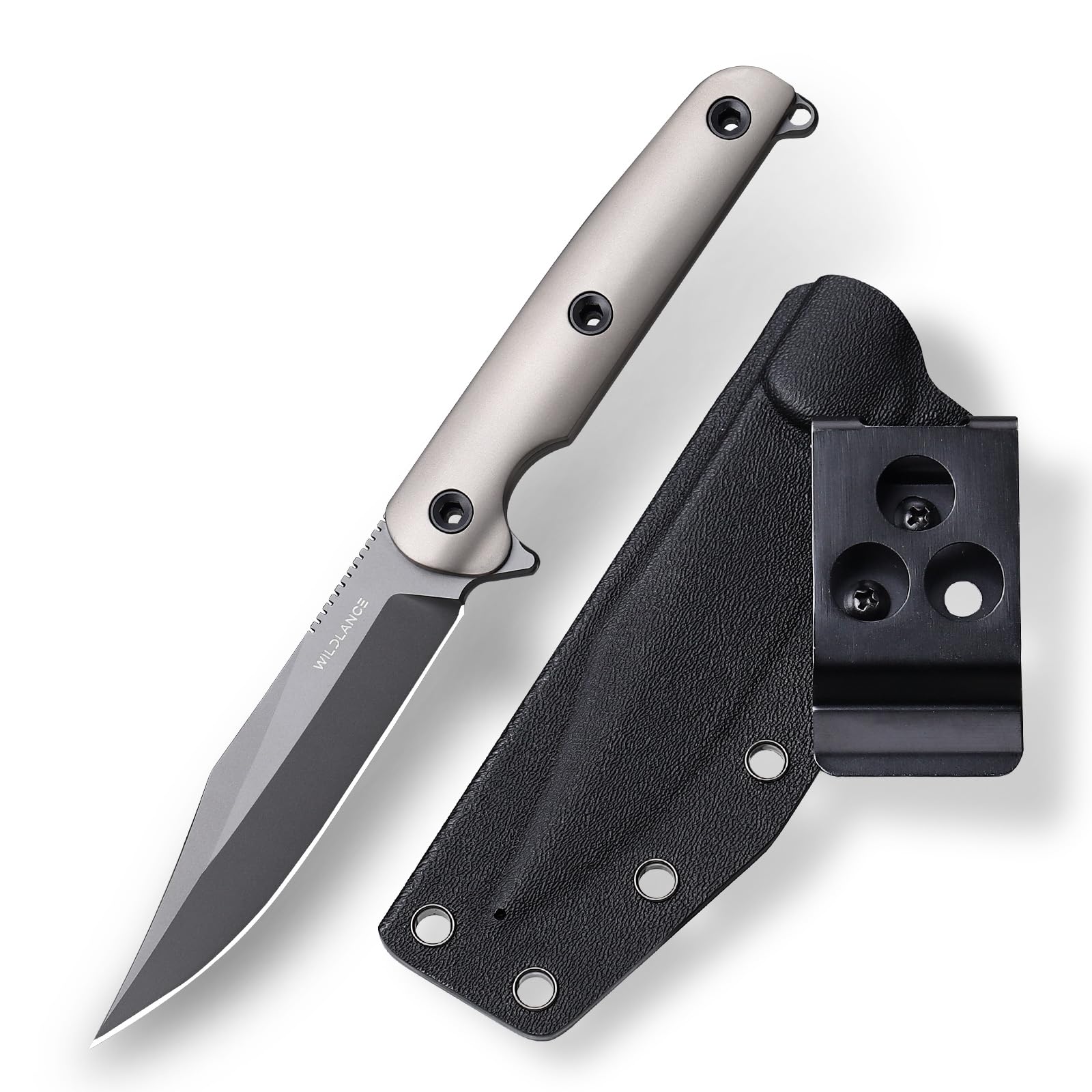Amazon.com : WILDLANCE EDC Fixed Blade Knife with Sheath, 4