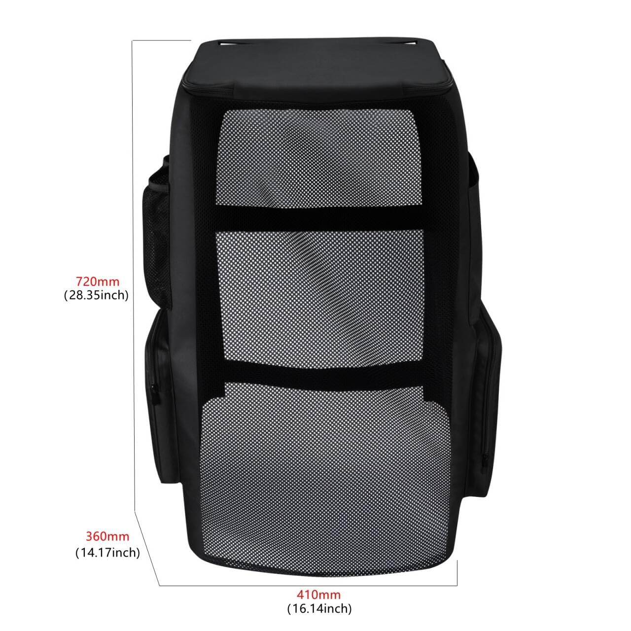 Estuche Protectora Funda Contra el Polvo Bolsa a Prueba de Polvo de Portátil Viaje Cover para JBL Partybox 520 Altavoz inalámbrico Bluetooth para Fiestas,Micrófono,Carga & Accesorios,Negro