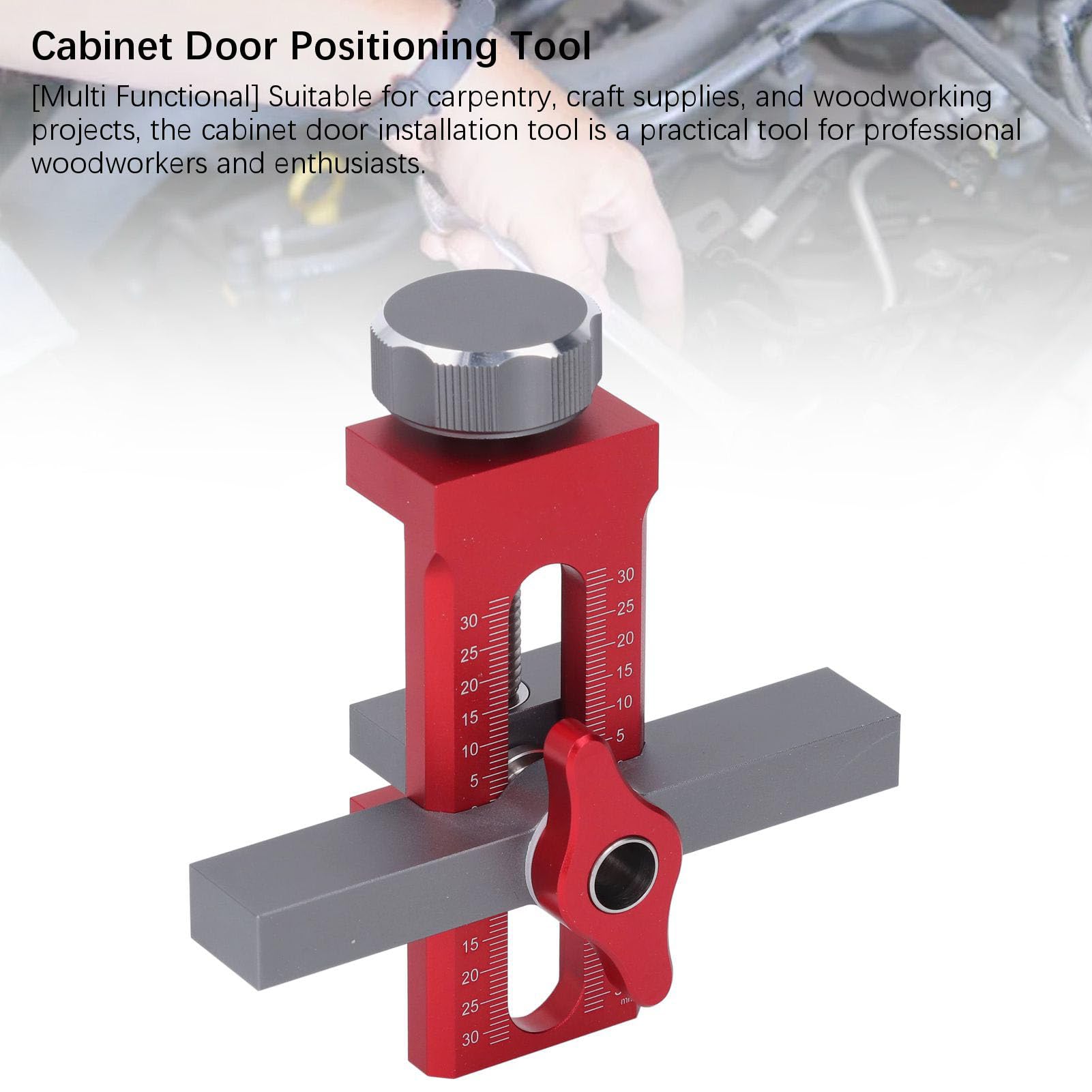Posizionatore Installazione Porta Mobile Lega Alluminio Bit Coclea 10mm Lavorazione Legno