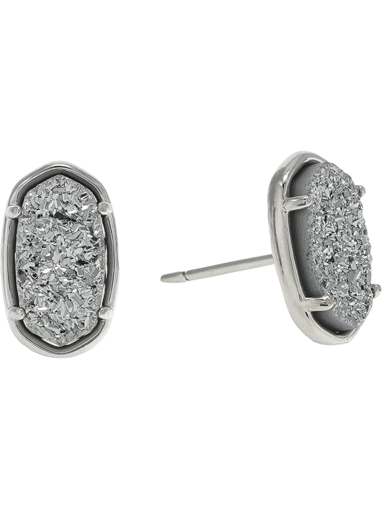 Silver Kendra Scott Grayson Stone Stud Earrings