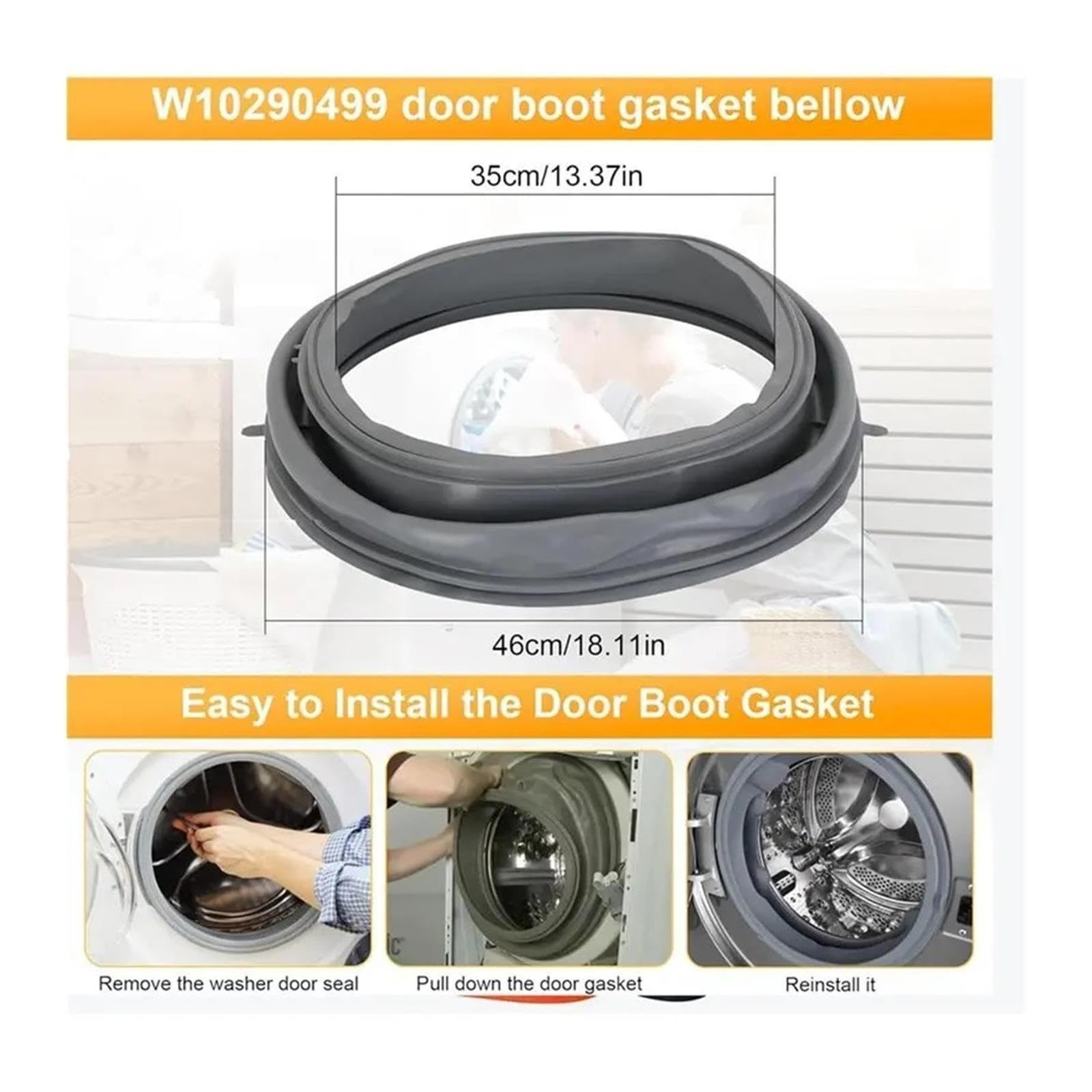 Junta De Puerta De Lavadora Compatible Con Maytag