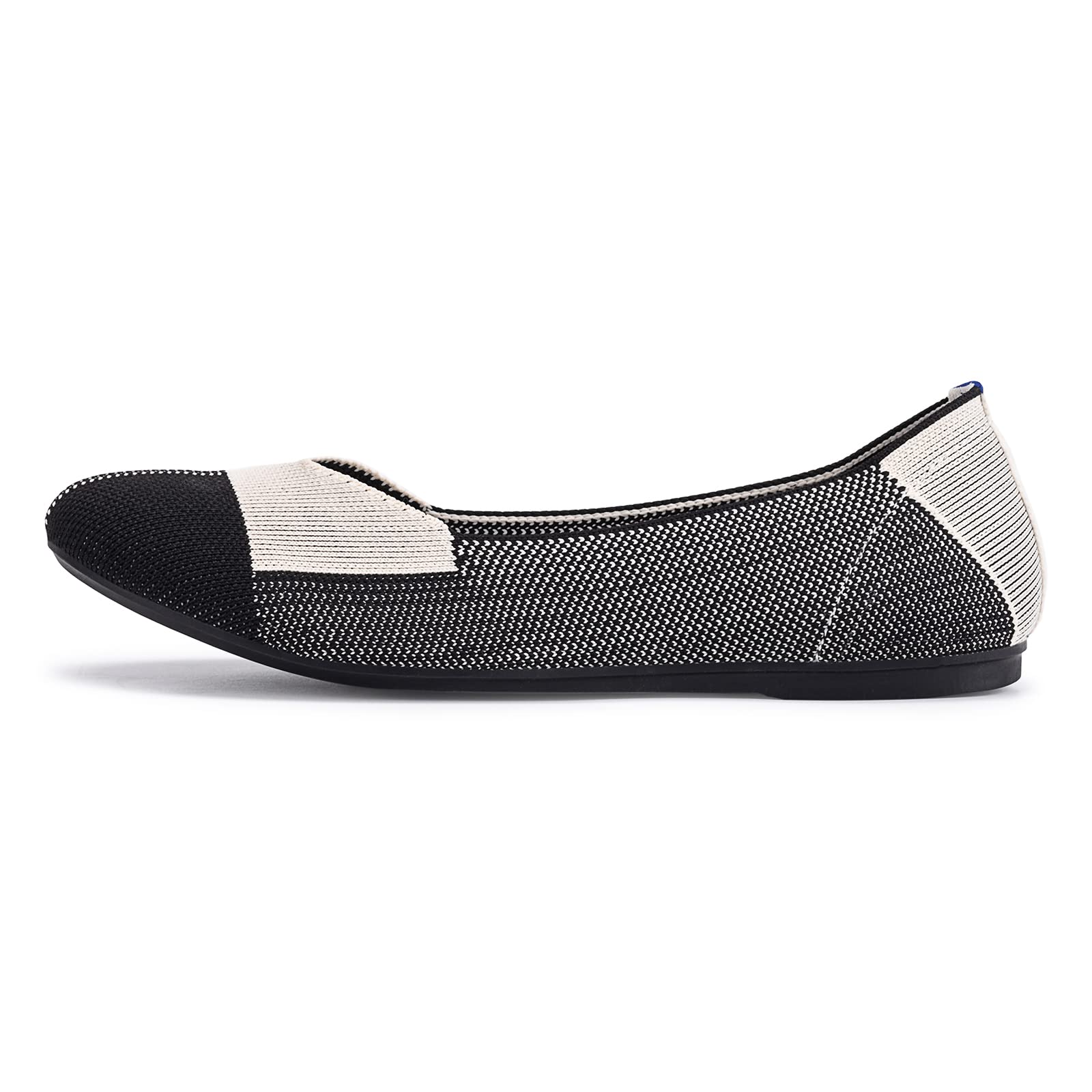 Frank Mully Women's Ballet Flats Slip On Knit Dress Shoes Pumps Shoes Round Toe…