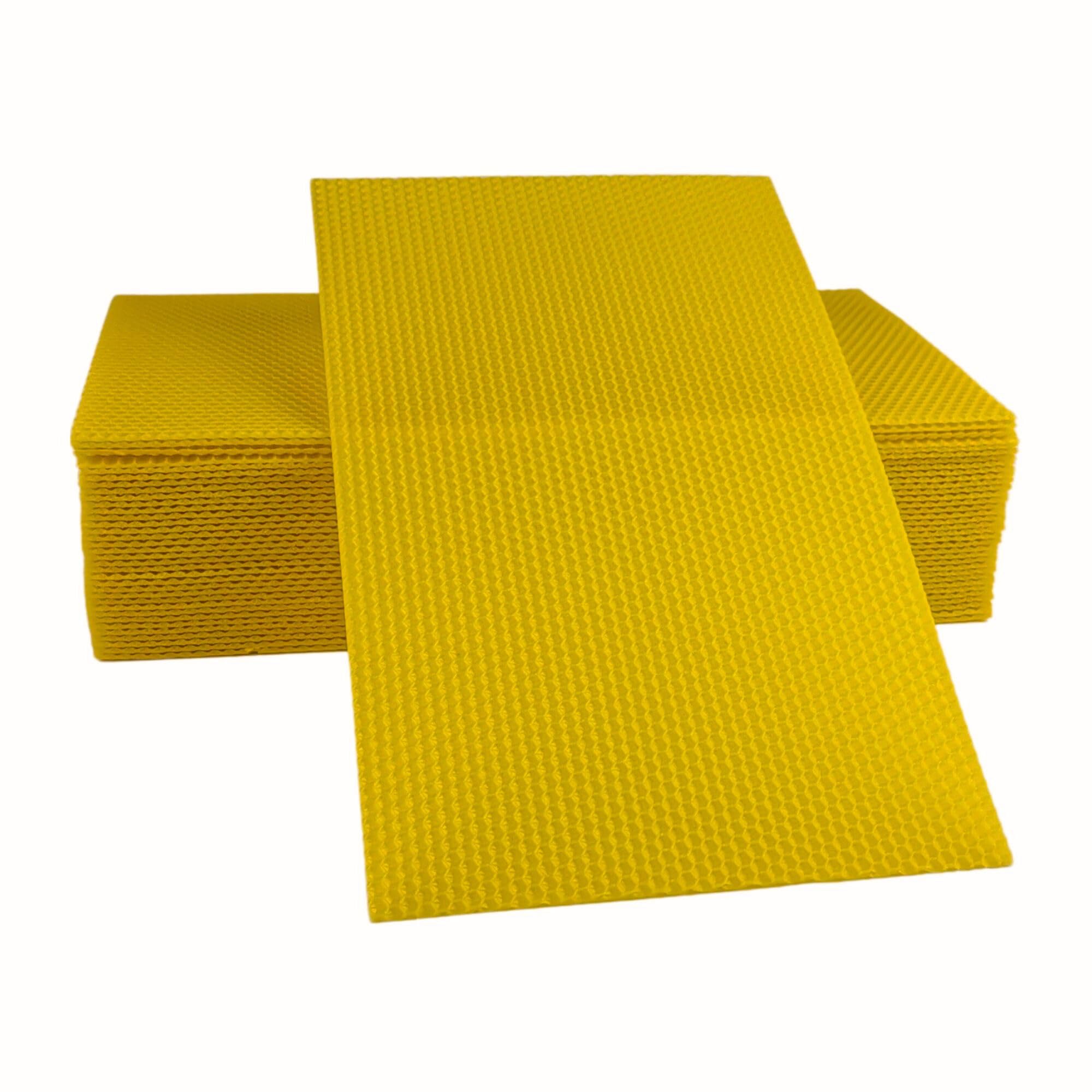 7,5 kg Zander Mittelwände aus 100% reinem Bienenwachs Zandermaß 395 x 195 mm Mittelwand ca 96 STK. Imkerei