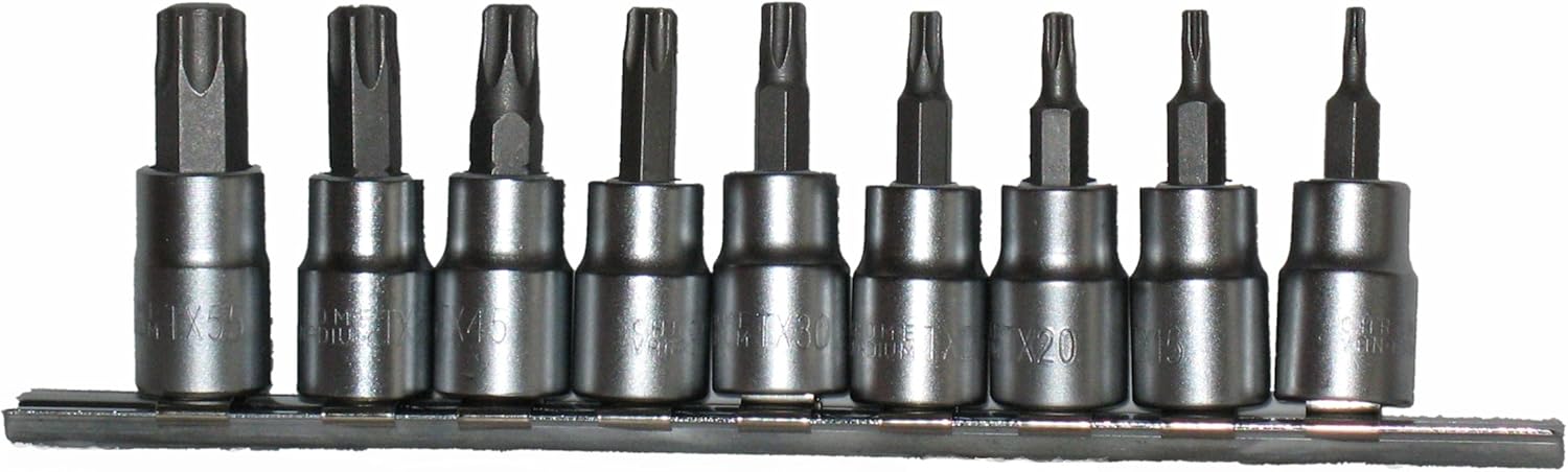 Set Di 9 Punte A Stella A 5 Punte Per Cacciavite Torx Con Attacco Da 1 - Foto 12