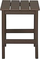 Vista 6 de WestinTrends Malibu - Juego de mesa auxiliar y café para exteriores, 3 piezas, para silla Adirondack, color marrón oscuro