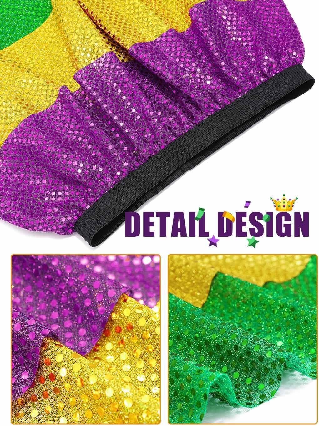 TWINKLEDE Sparkly Tutu Skirt Carnival Costume Festival Dance Skirts Outfit for Women - Image 6