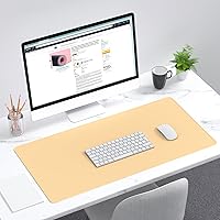 Vista 141 de Dapesuom Alfombrilla grande para mouse, alfombrilla de mouse para juegos extendida con bordes cosidos, alfombrillas de escritorio de tamaño completo