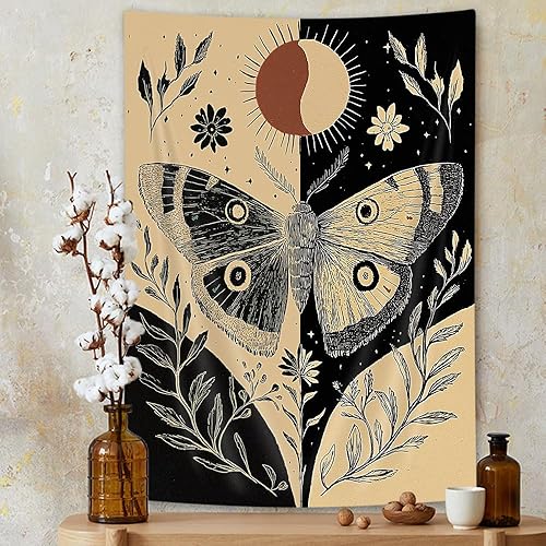 Miniatura 19 de Wathon Tapiz de música, guitarra, tapices musicales hippie, arte de pared, oficina, decoración de pared, decoración del hogar, instrumento estilo