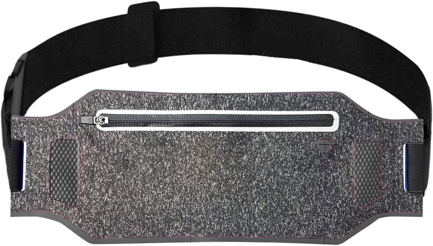 Ultra-Thin Water Resistant Running Belt/Fannie Pack for Women and Men, Expandable Phone Belt to Hold Cell Phones, Cards, and Money. Ideal Waist Bag Waist Pack for Travel, Sports and YOG