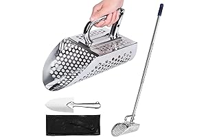 Sand Scoop with Long Handle for Beach Metal Detecting