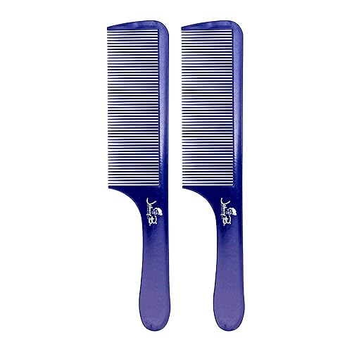 JOHNNY B. Get Faded - Peines profesionales antiestáticos resistentes al calor, juego de 2 unidades