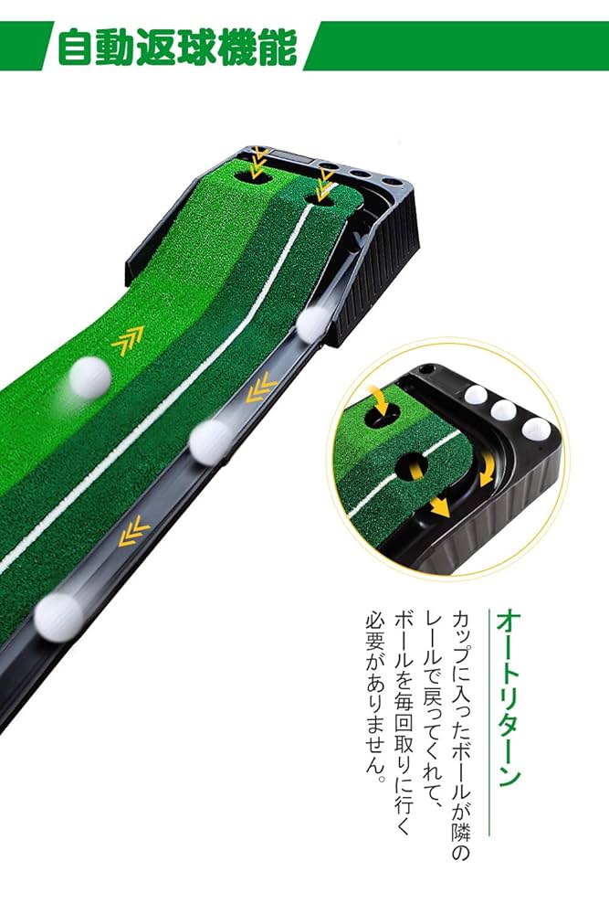 Amazon | Mibril パターマット ゴルフ練習パット パッティング