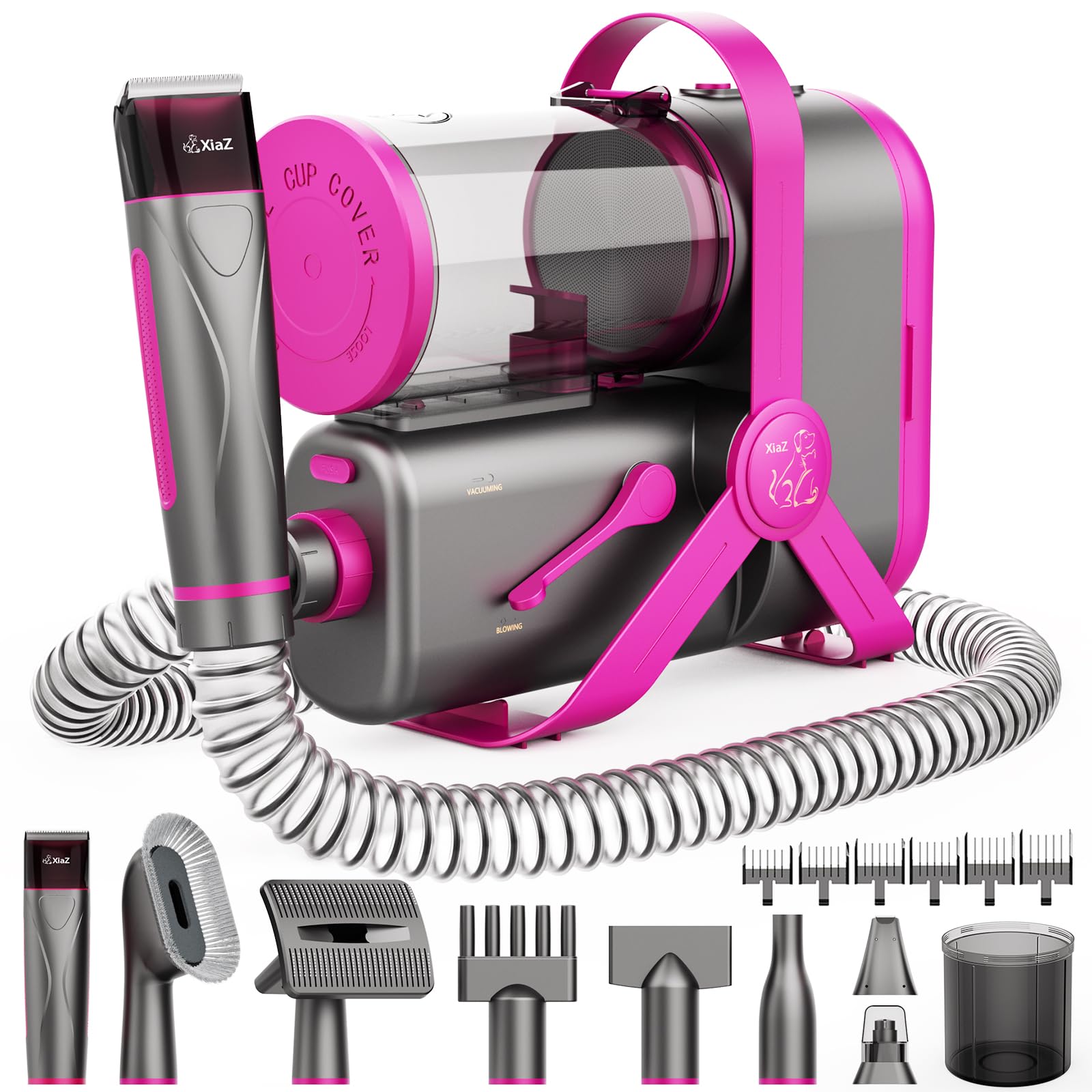 ラムタラ 177&DOWZONE 220 & Megadog 180 セット XiaZ 3-in-1 Dog Grooming Kit with Vacuum, Hair Dryer & Clipper
