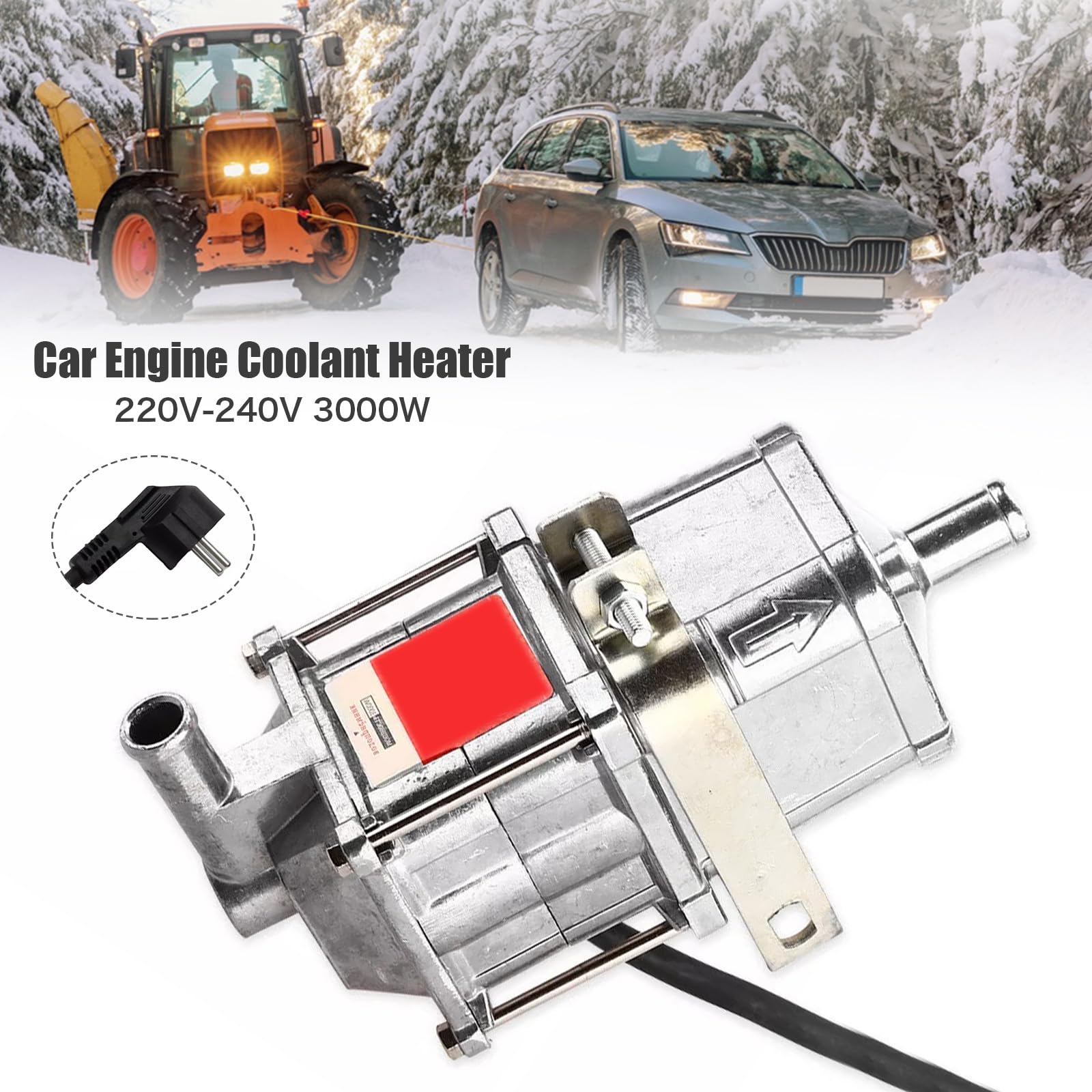 3000W Autovorwärmer, 220-240V Auto Motor Kühlmittel Heizung Parkplatz Vorwärmer, Automotor Pumpe Vorwärmer (3000W)