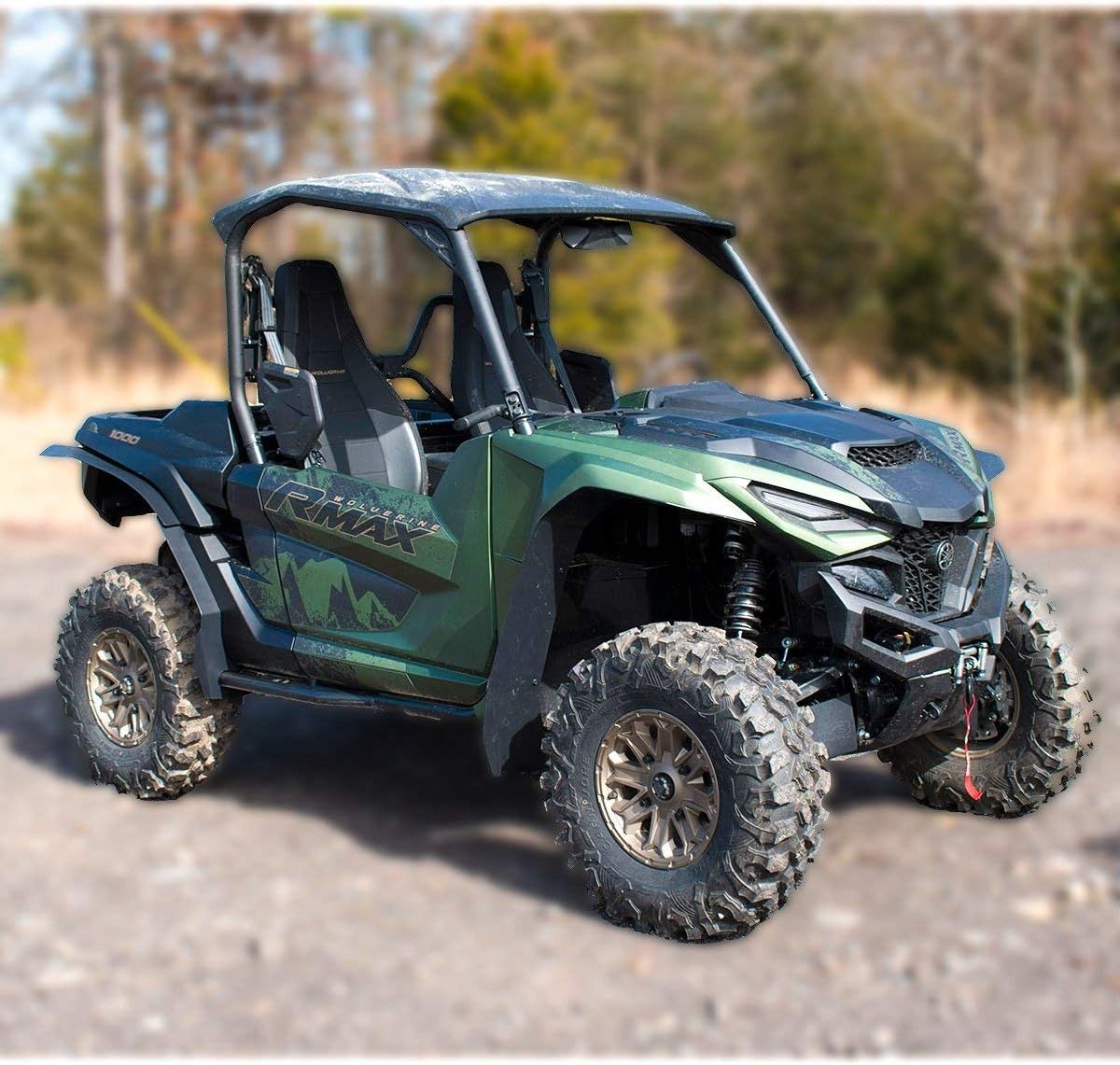 MudBusters Fender Flares for Yamaha Wolverine RMAX2 1000 (2 Seat) – Super Max Coverage UTV Fender Extensions, Mud Guards & Splash Protection – Designed & Manufactured in The USA