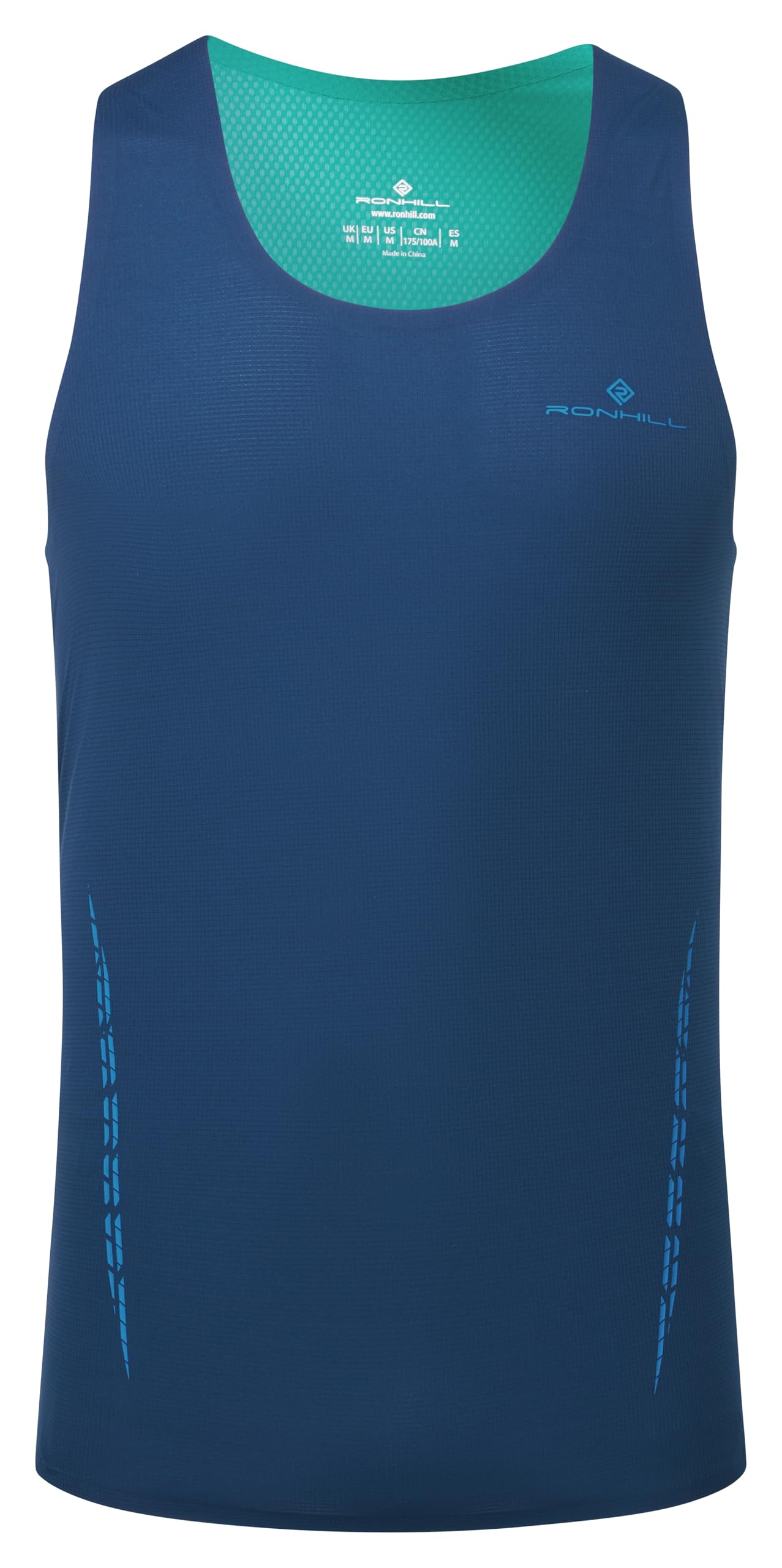 Ronhill Running, Men's Tech Race Vest, Dark Navy/Deep Laguna, M