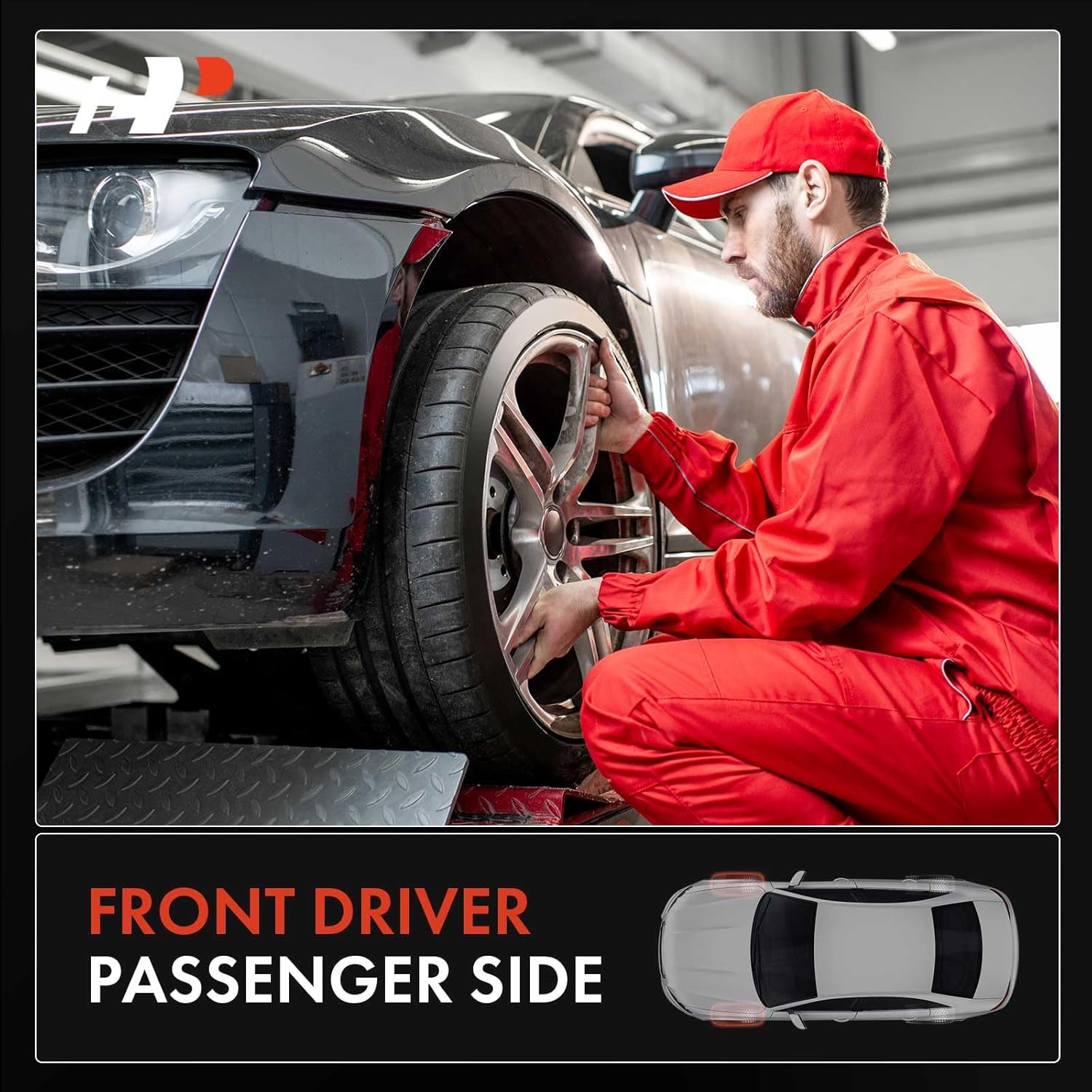 A-Premium 2 x Front Wheel Bearing and Hub Assembly with ABS & 5-Lug Compatible with Jaguar XF XFR 2010-2015, XJ 2010-2019, XJR 2014-2017, XJR575 2018-2019, XK, XKR, XKR-S, RWD