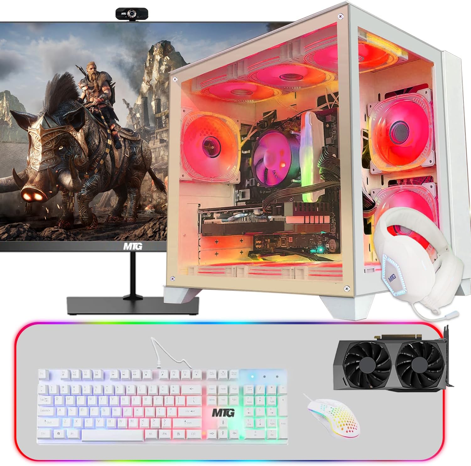 MTG Khuno Gaming Tower PC Intel Core i5 12th Gen, RTX 3060