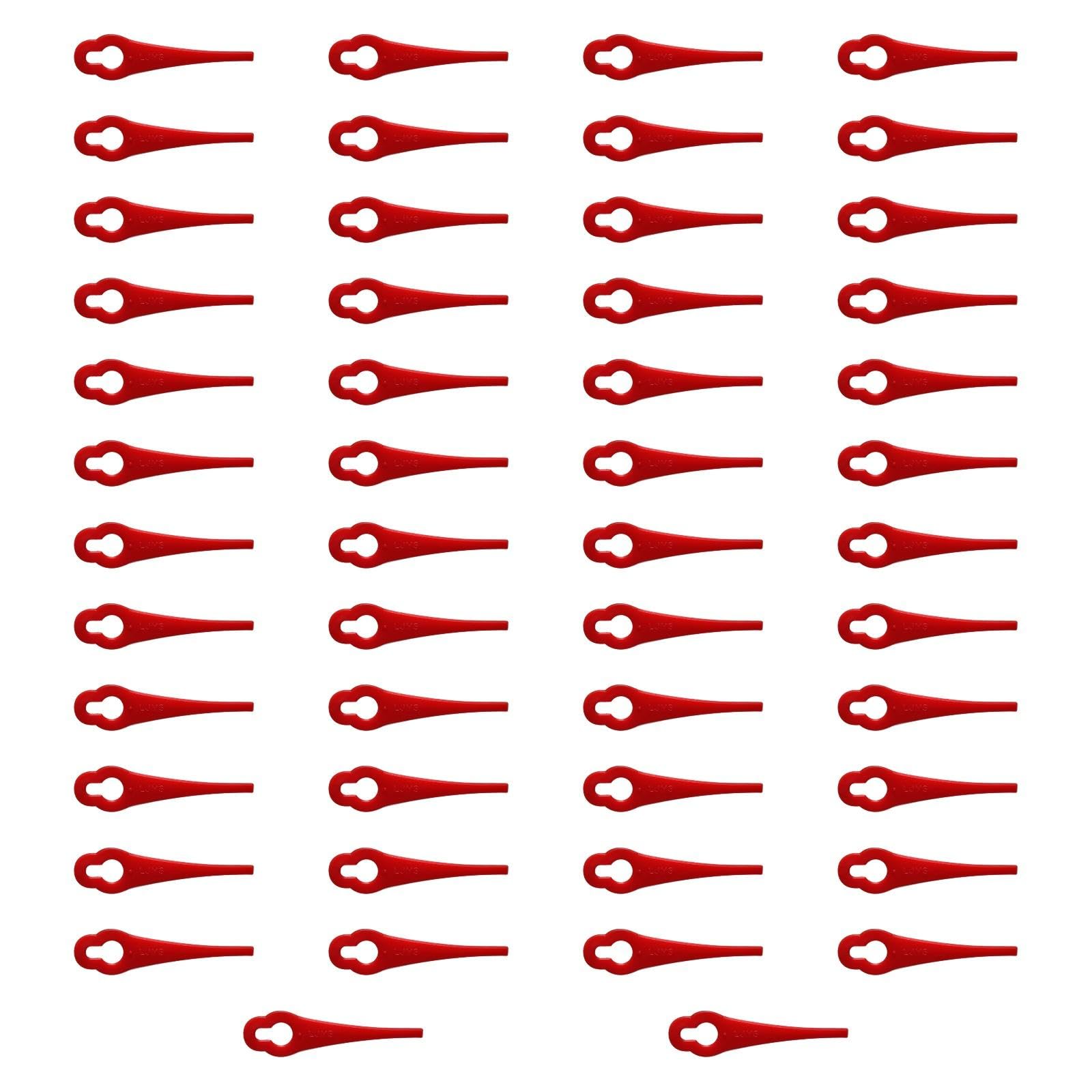 LR Decor E-Shop 50x Lawn Mower Blades Lightweight Tools Grass Mowing Machine Trimming Blades-image-45