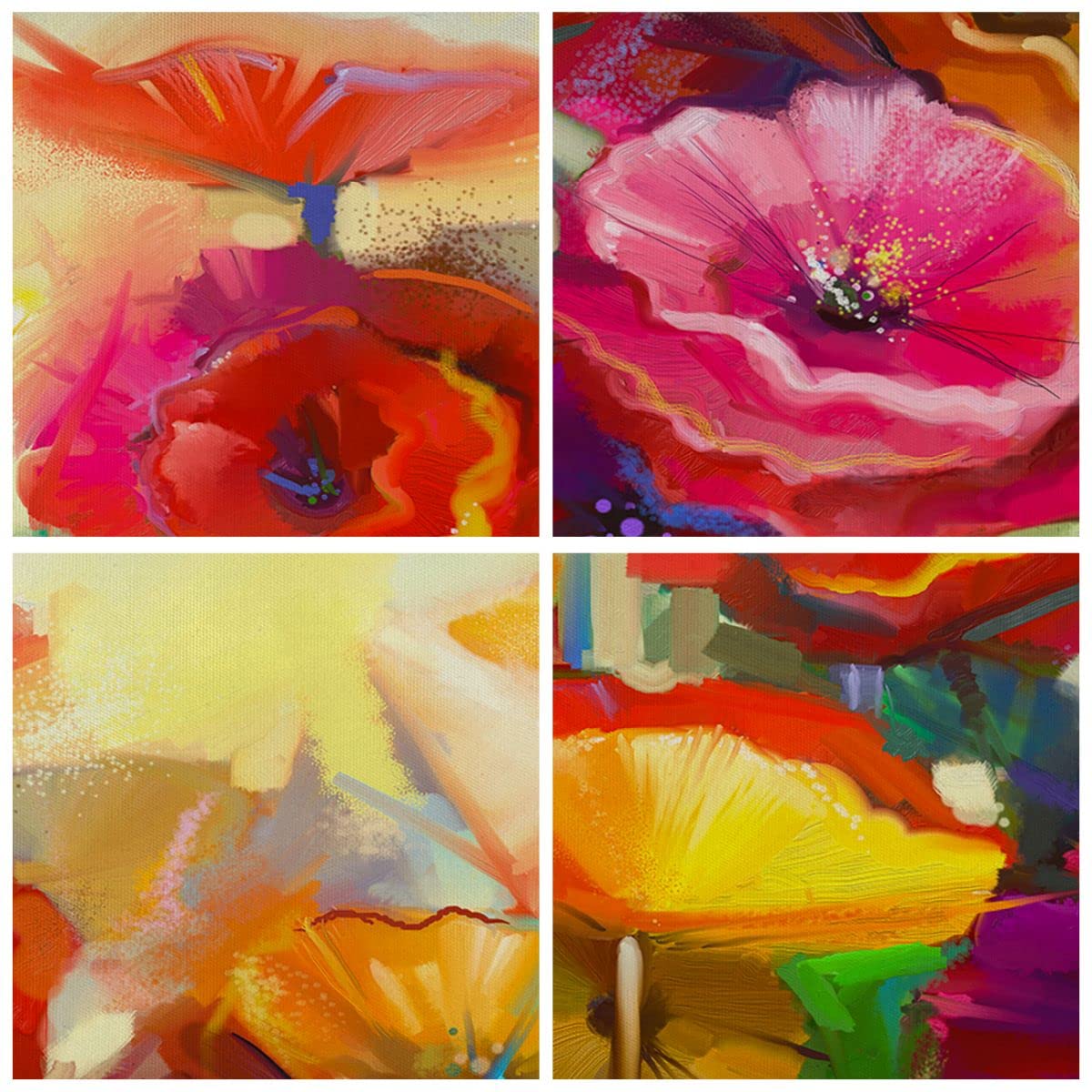mpresson sur verre mage Tableau 140x70 Floral Fleur | eBay