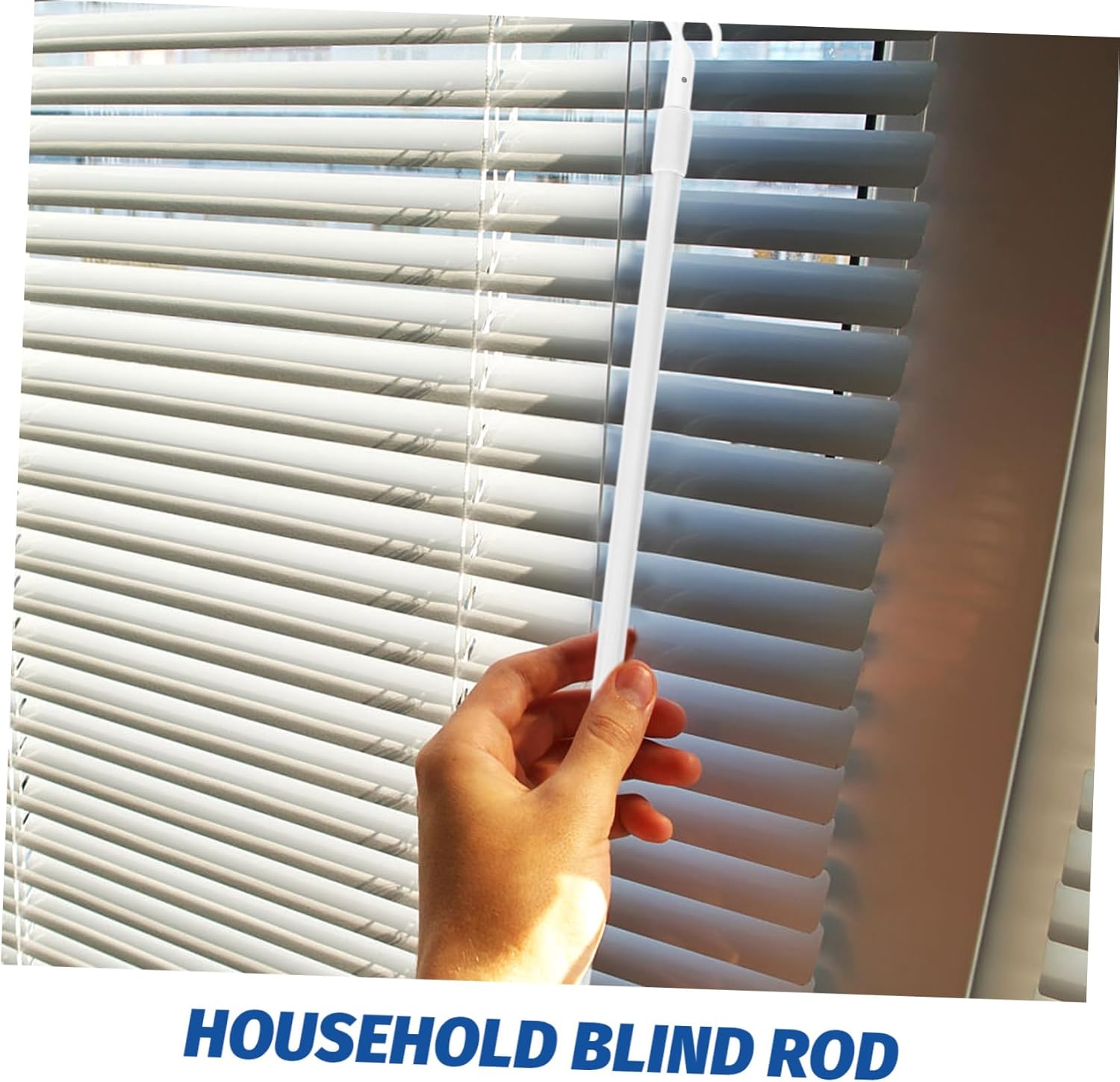 5pcs Cordless Window Rod Curtain Pull Rod for Roller Shades Vertical Blinds Lightweight Design Modern Finish for Easy Handling and Use