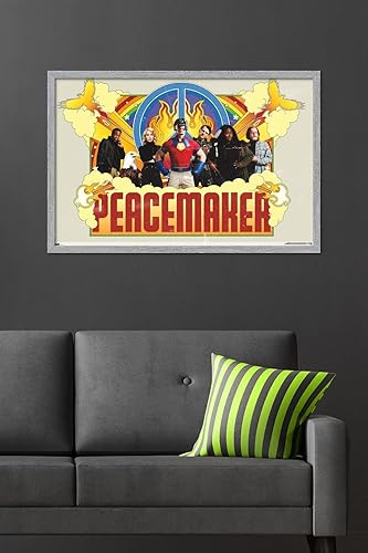 Miniatura 30 de Trends International DC Comics TV Peacemaker - Póster de pared grupal, 34 pulgadas de largo x 22.4 W, versión premium sin marco