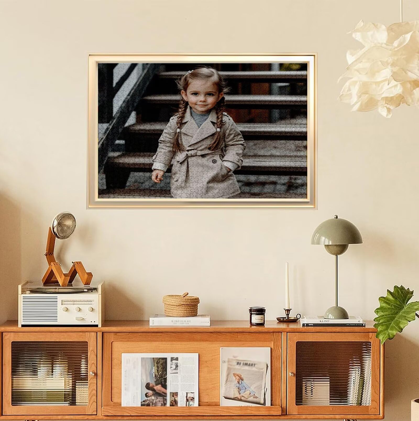 Puzzle Personalizado con Foto, Personalizada Rompecabezas Personalizado Diseña tu Logo Foto o Texto, Personalizado Navidad Halloween San Valentín Parejas Niños Familia Amigos h-2837