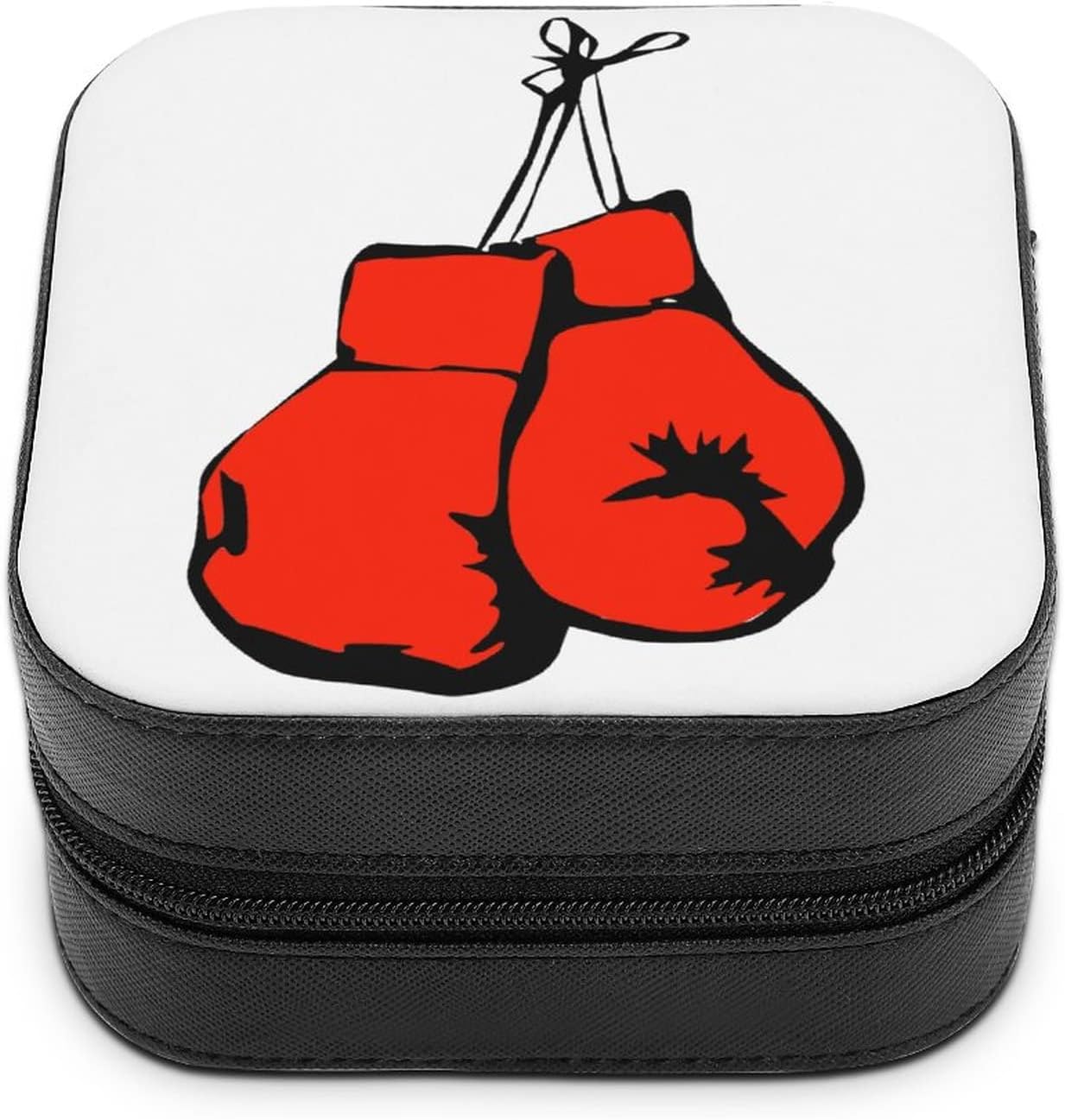 Red Boxing Gloves Jewelry Box Storage Case For Rings Earrings Necklaces Display Organizer Funny