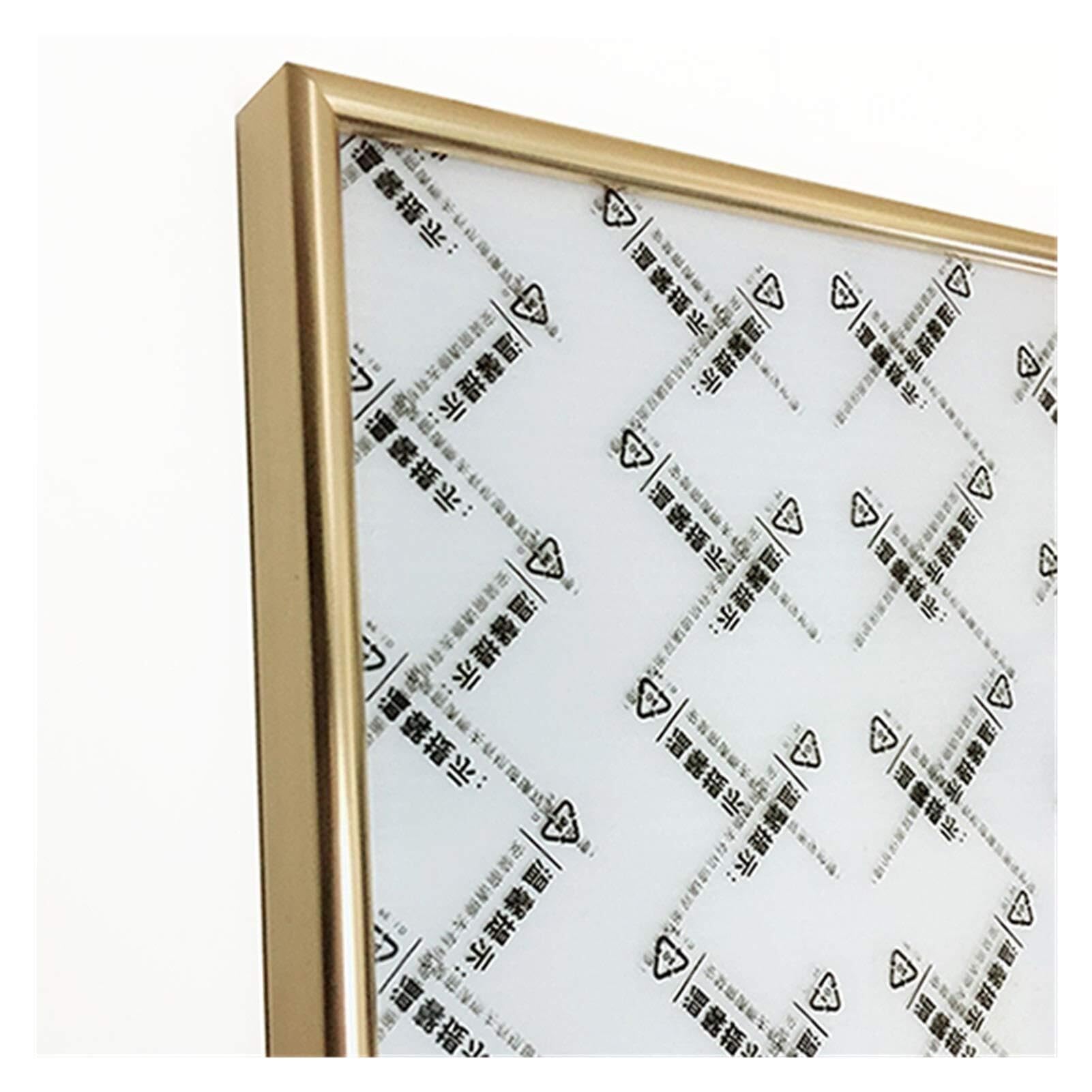 Photo Frames Photo Frame Metal Poster Stand Classic Aluminum Wall Mount A3 A4(Golden,13X18cm 7inch)