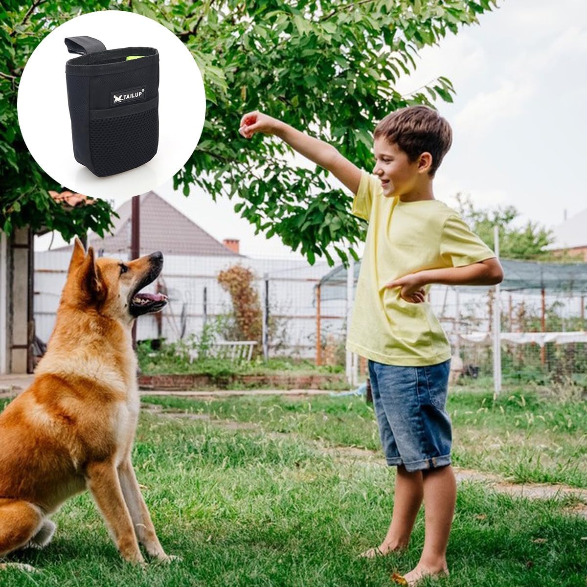 klahh Small Dog Treat Bags dog treat bag Dog Treat Pouch Bag with Clip Oxford Cloth Dog Treat Bags Treat Pouch for Dog Training Walking and Travelling 6