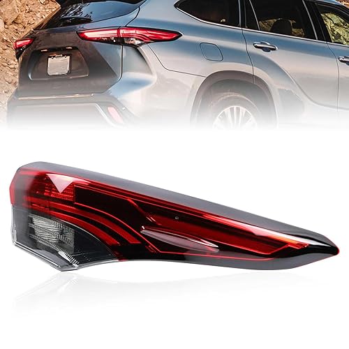 Tail Lights Assembly Rear Lamp Compatible With Highlander 2020 2021