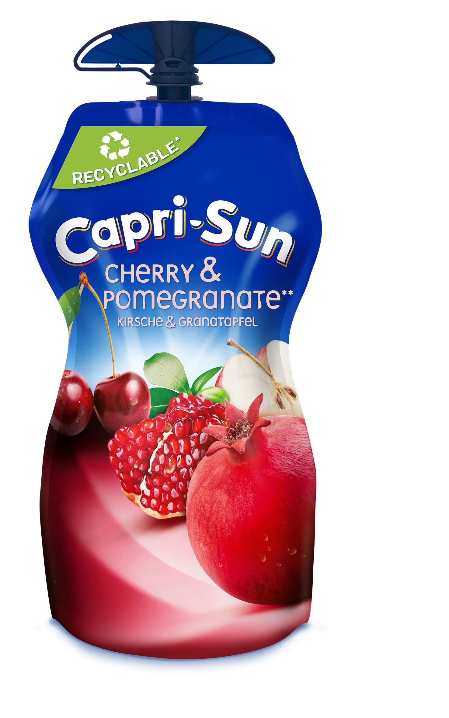 Capri-Sun Cherry & Pomegranate, Boisson aux Fruits, Cerise et Grenade, 330ml, Pack de 15 Poches