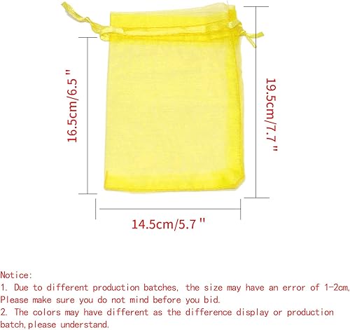 Miniatura 438 de Dealglad 100pcs Drawstring Organza bolsas de joyería caramelo para fiestas, casamientos, regalos Negro