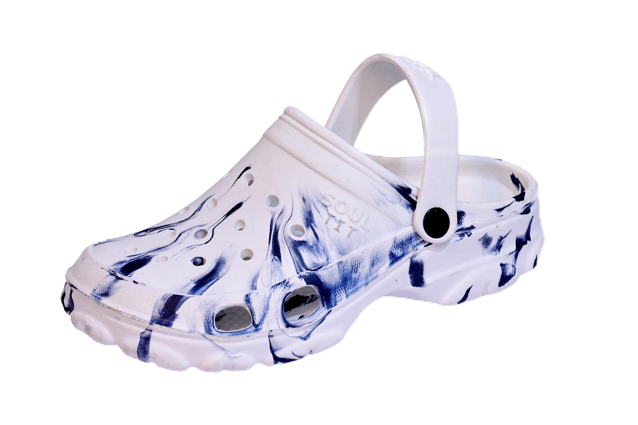 Clogs for Men, Black, Slip-On Design with Adjustable Back Strap, Lightweight Foam, Casual and Everyday Use-image-29